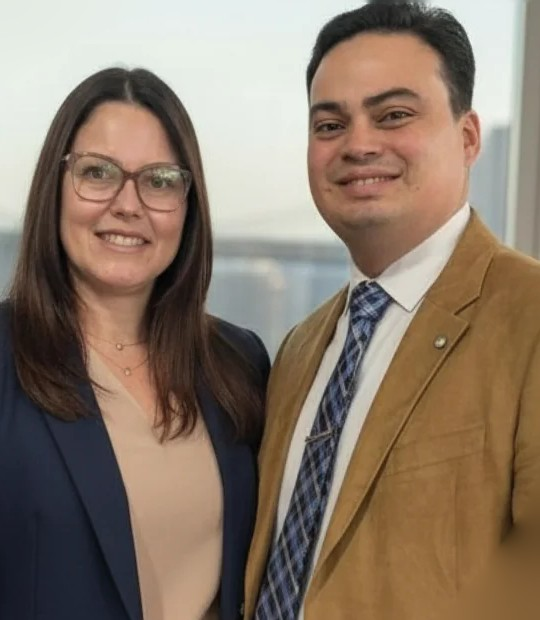 Founders Alessandra and Diego of Royal Glow Cleaning