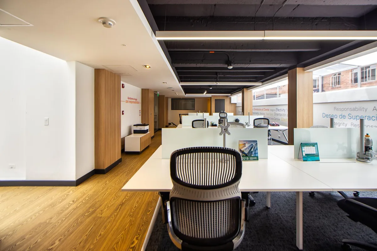 Clean modern office